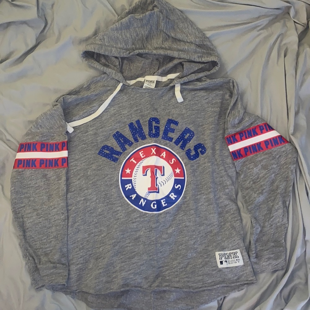 VS PINK Texas Rangers Pullover Hoodie